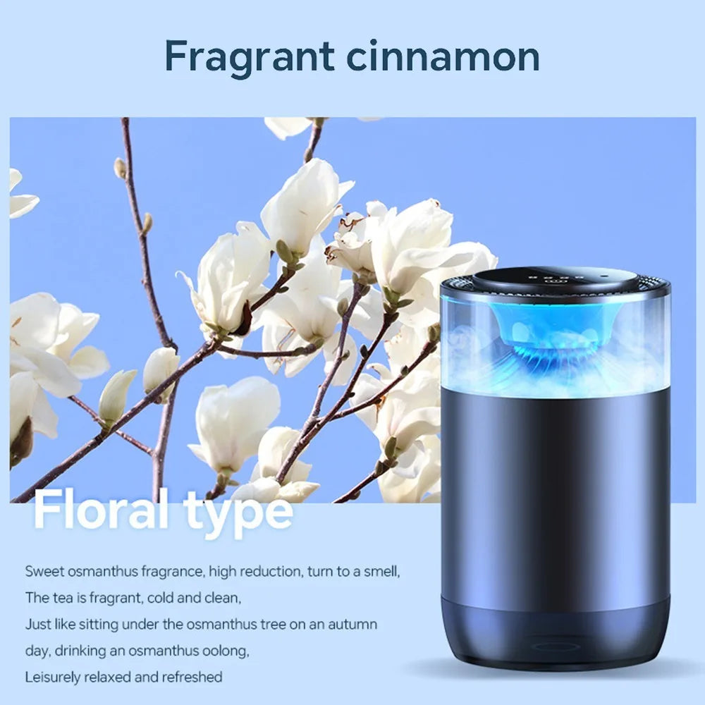 Spray Aromatherapy Diffuser – Rechargeable Car Air Freshener