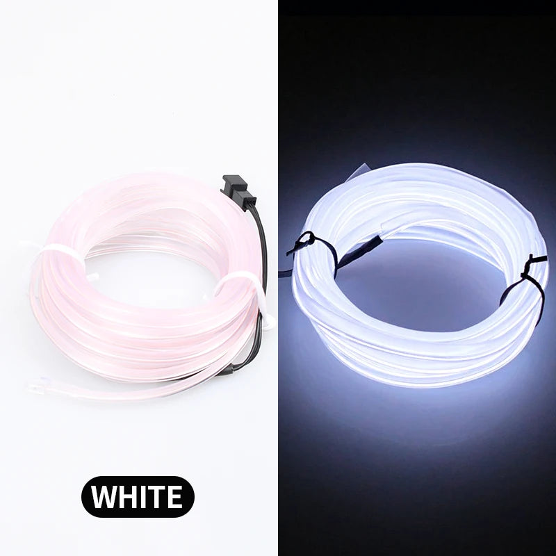 5m Car LED Strip – USB Powered Flexible Atmosphere Light