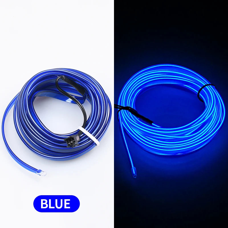 5m Car LED Strip – USB Powered Flexible Atmosphere Light