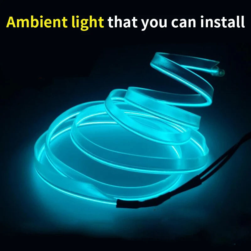 5m Car LED Strip – USB Powered Flexible Atmosphere Light