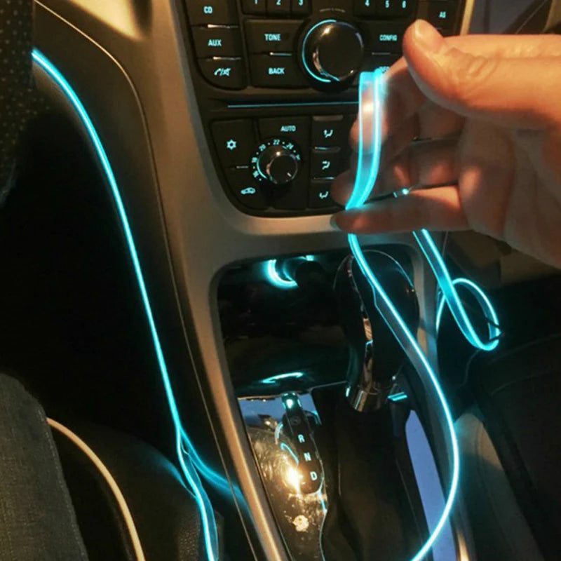 5m Car LED Strip – USB Powered Flexible Atmosphere Light