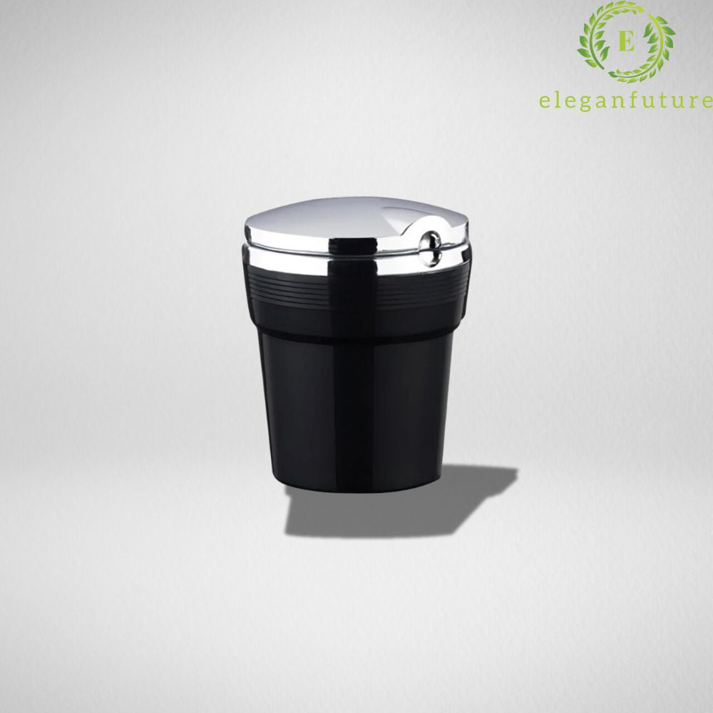 Car Ashtray & Garbage Can with LED Light